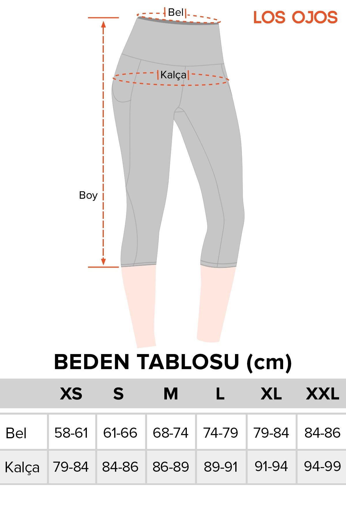 Los Ojos-Marineblaue Capri-Leggings mit hoher Taille und glättenden Doppeltaschen unterhalb des Knies für Damen 8