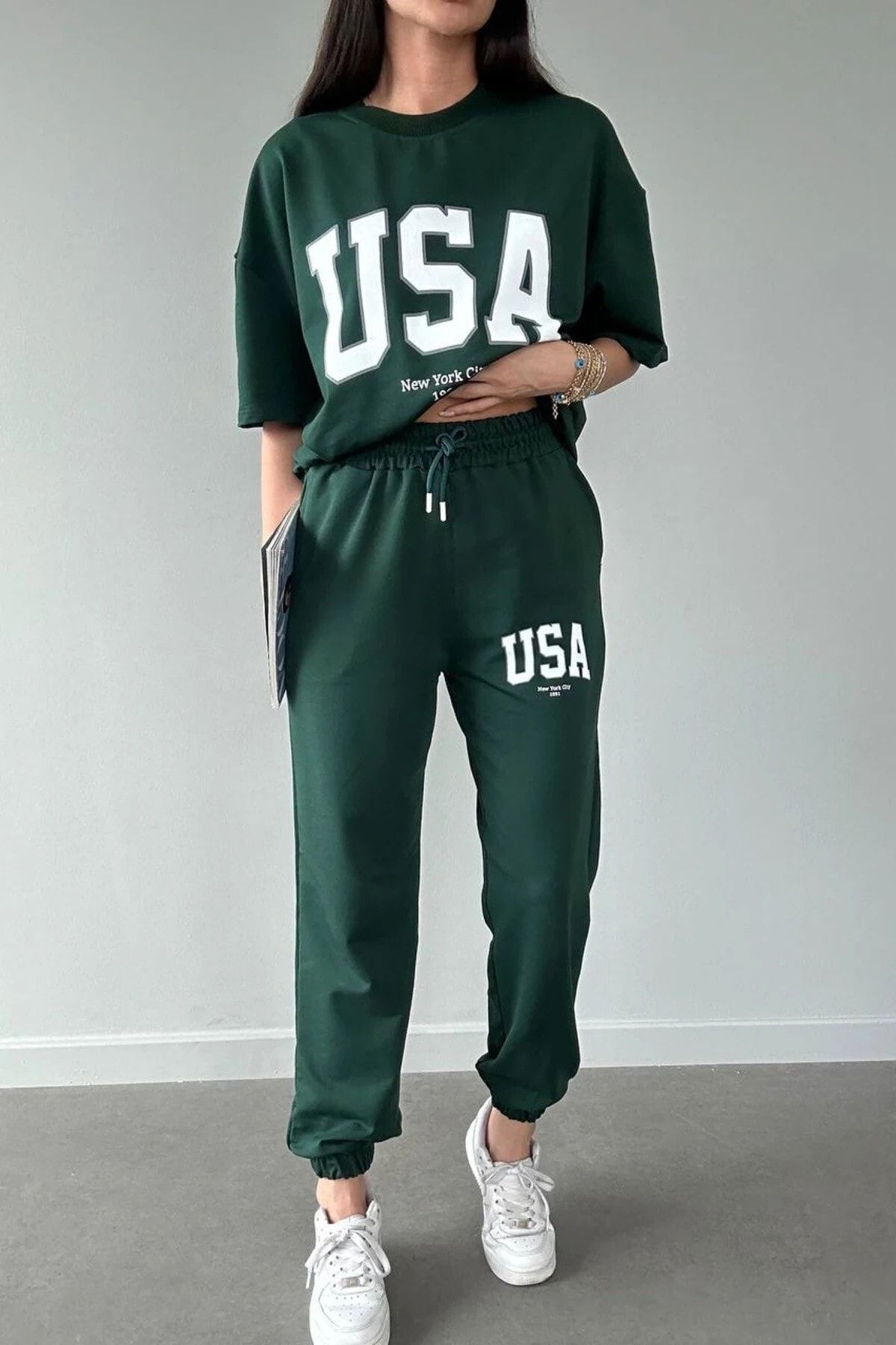 Machetta USA New York City Printed Oversize Summer Top and Bottom