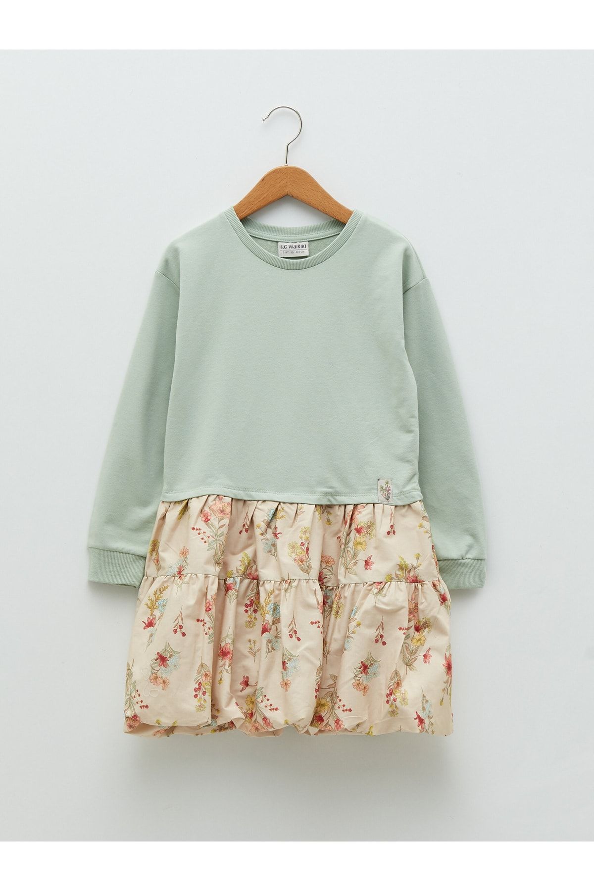 LC Waikiki Kleid Grün A-Linie