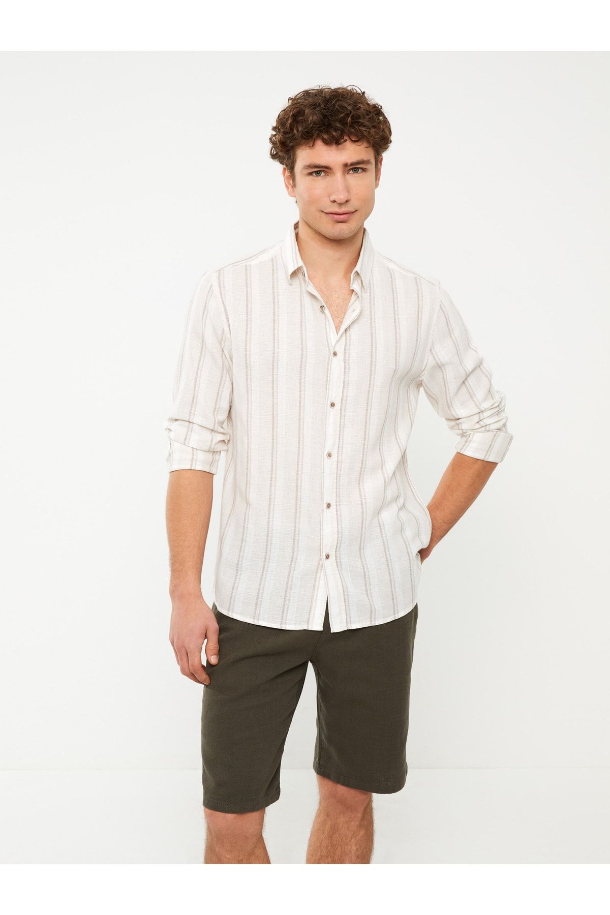 LC Waikiki-Ανδρικά σορτς βερμούδα - Standard Fit 2