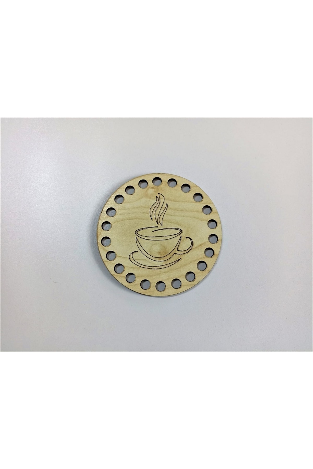 3 Mm Round Macromé Suitable Coaster Set of 6 Maple