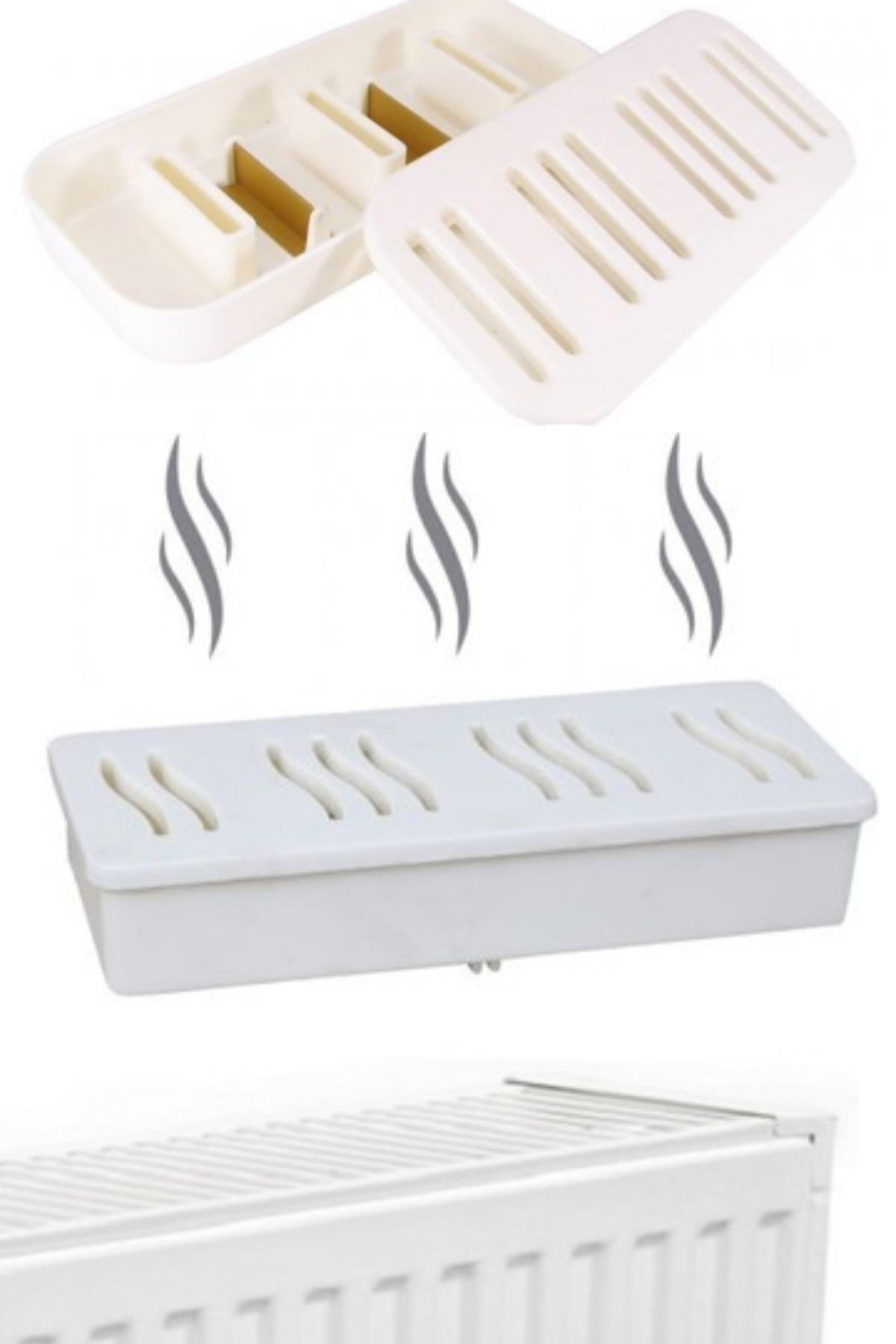 naque Beyaz Hava Nemlendirici Kalorifer Suluğu