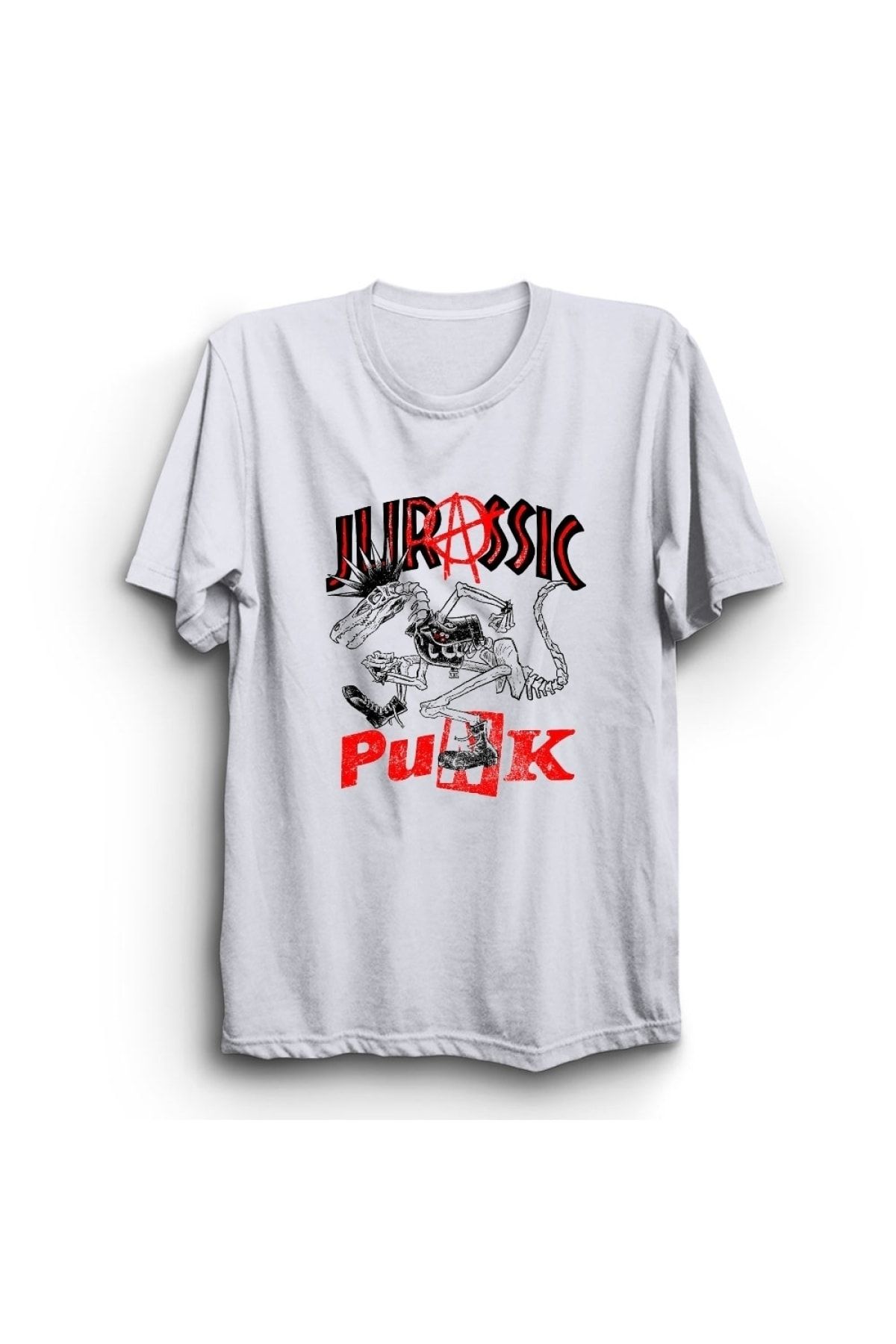 The Fame Tricou Jurassic Punk, Rock Punk Band Unisex - XS