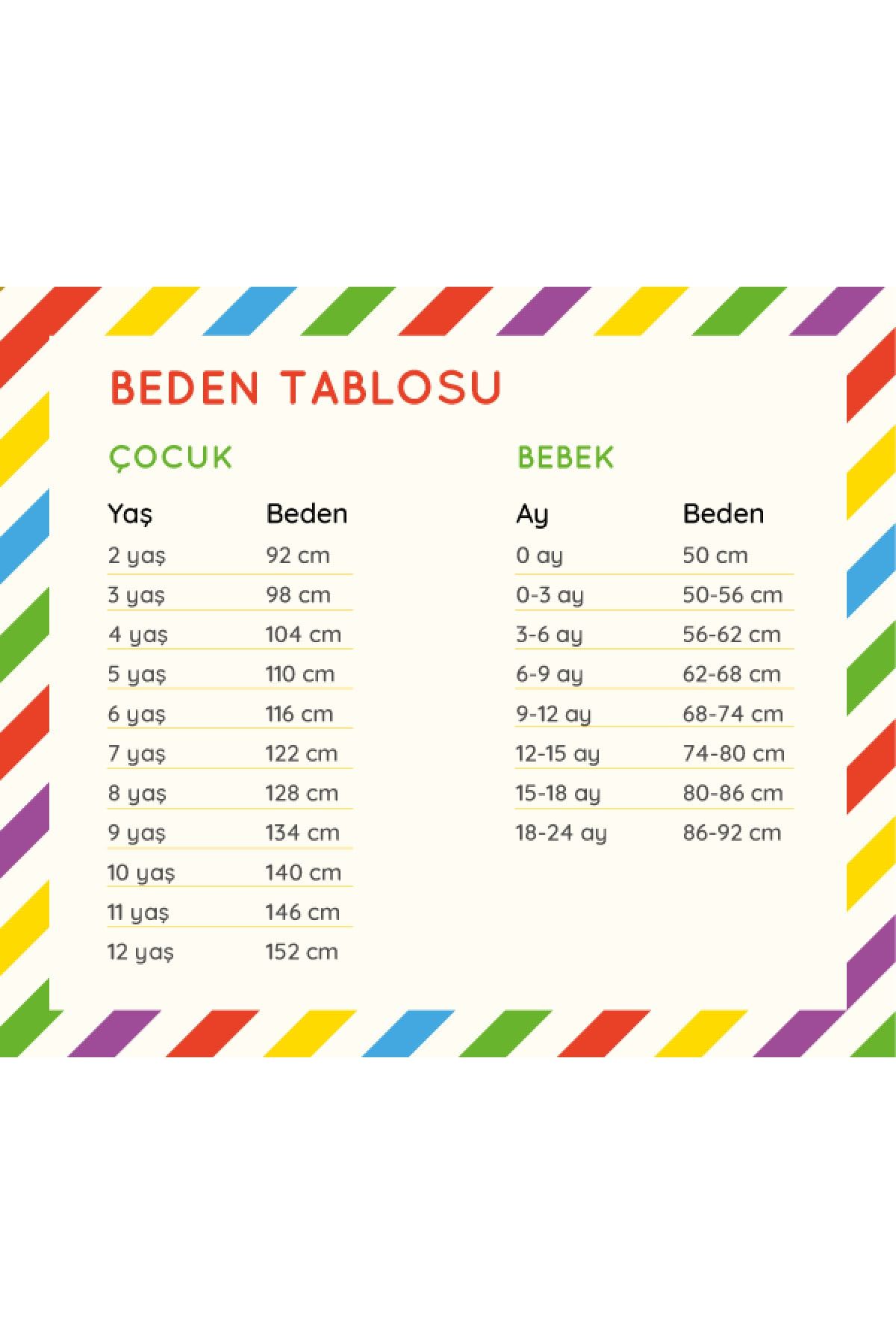 Hello Ayılar Desenli 3lü Bebek Takım