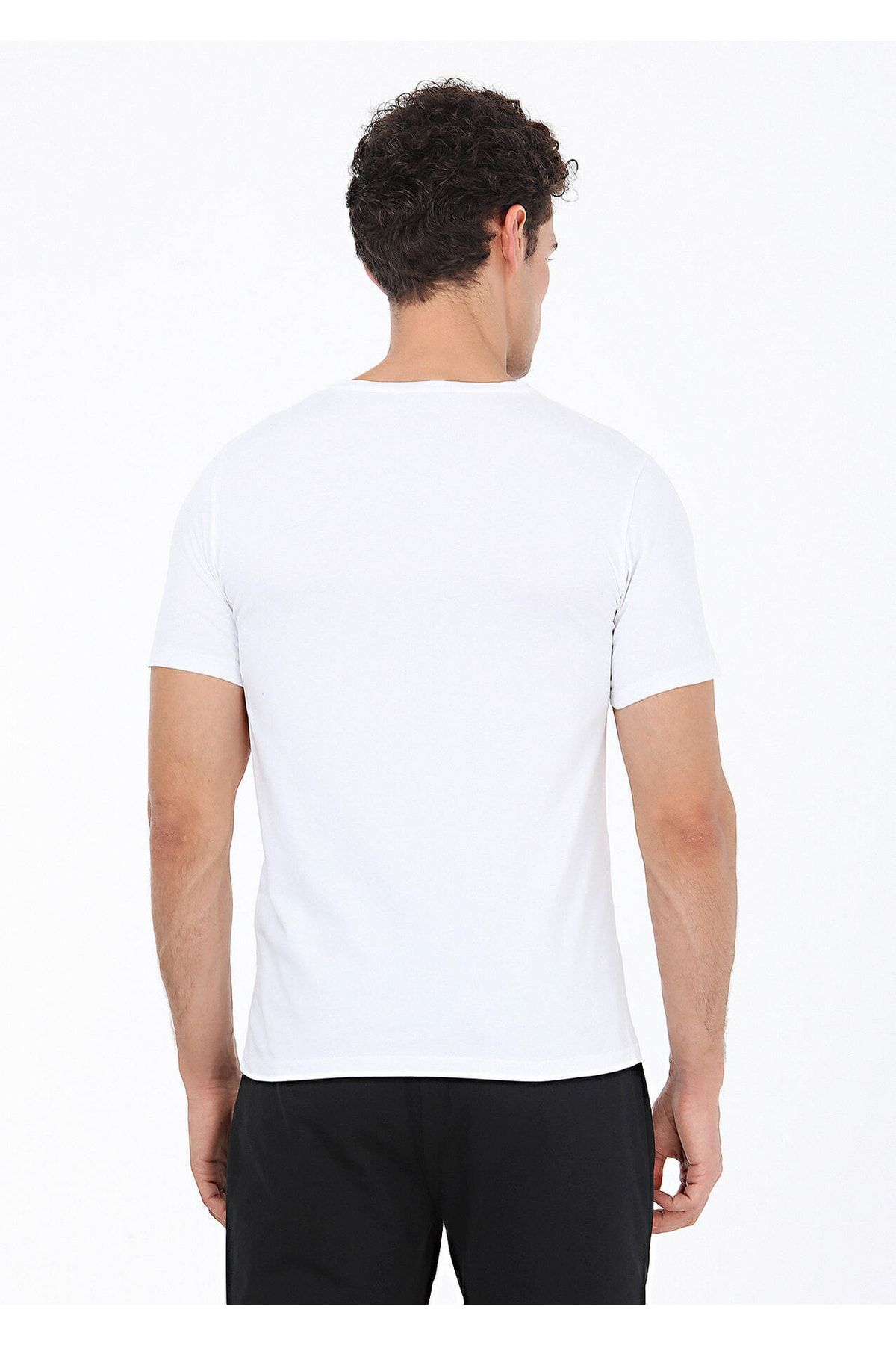 Kip گردن دوچرخه چاپی سفید 100 ٪ تی شرت پنبه