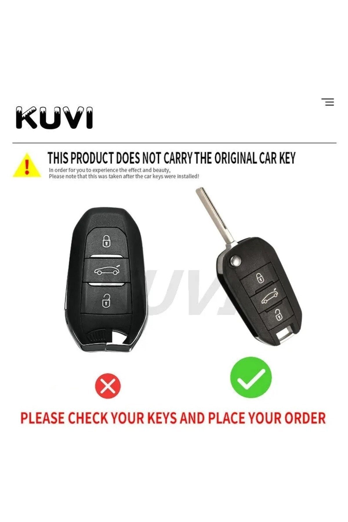 Key Remote Complete Compatible Peugeot 208 2008 508 308 (2012-2018