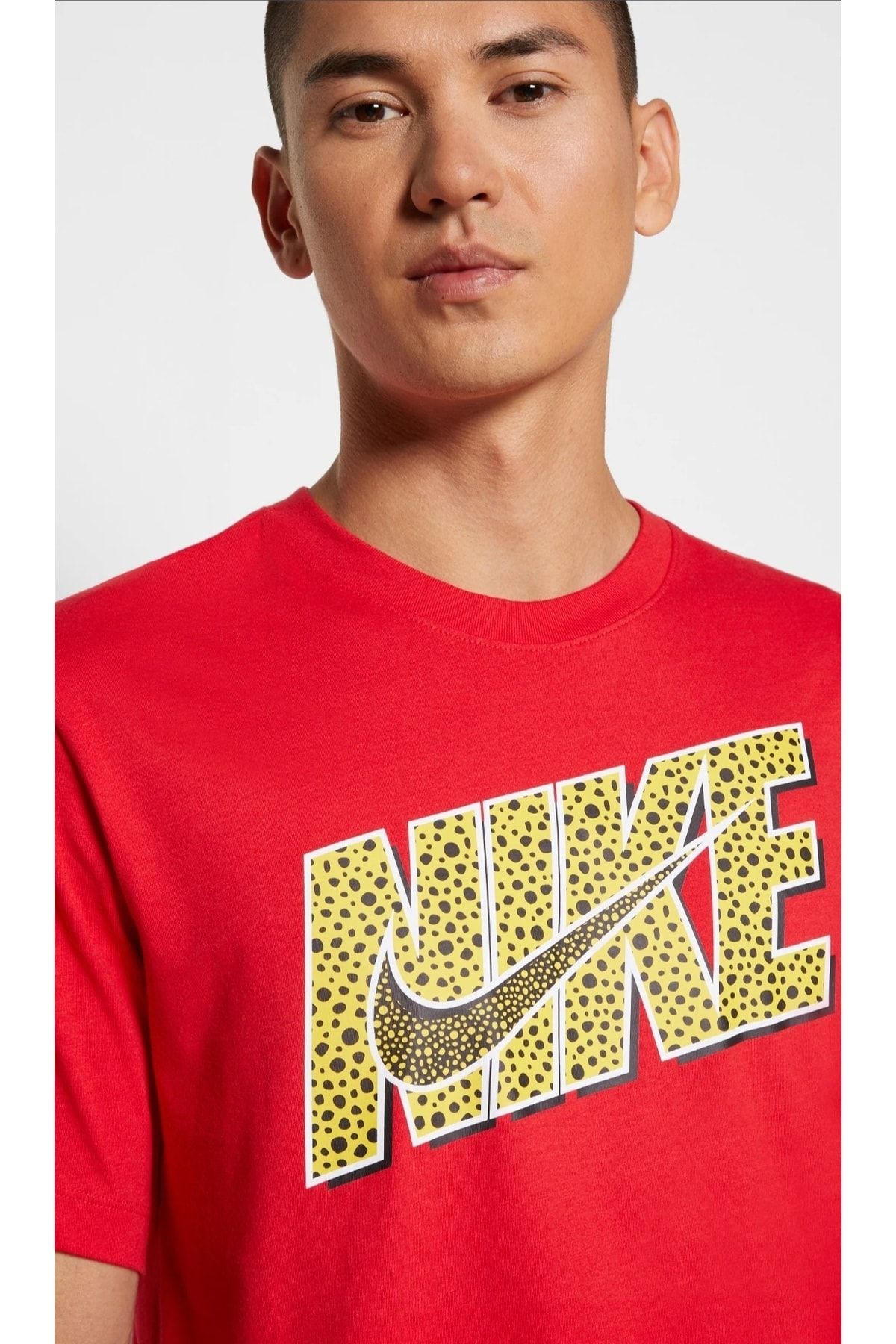 Red black and gold nike sale shirt