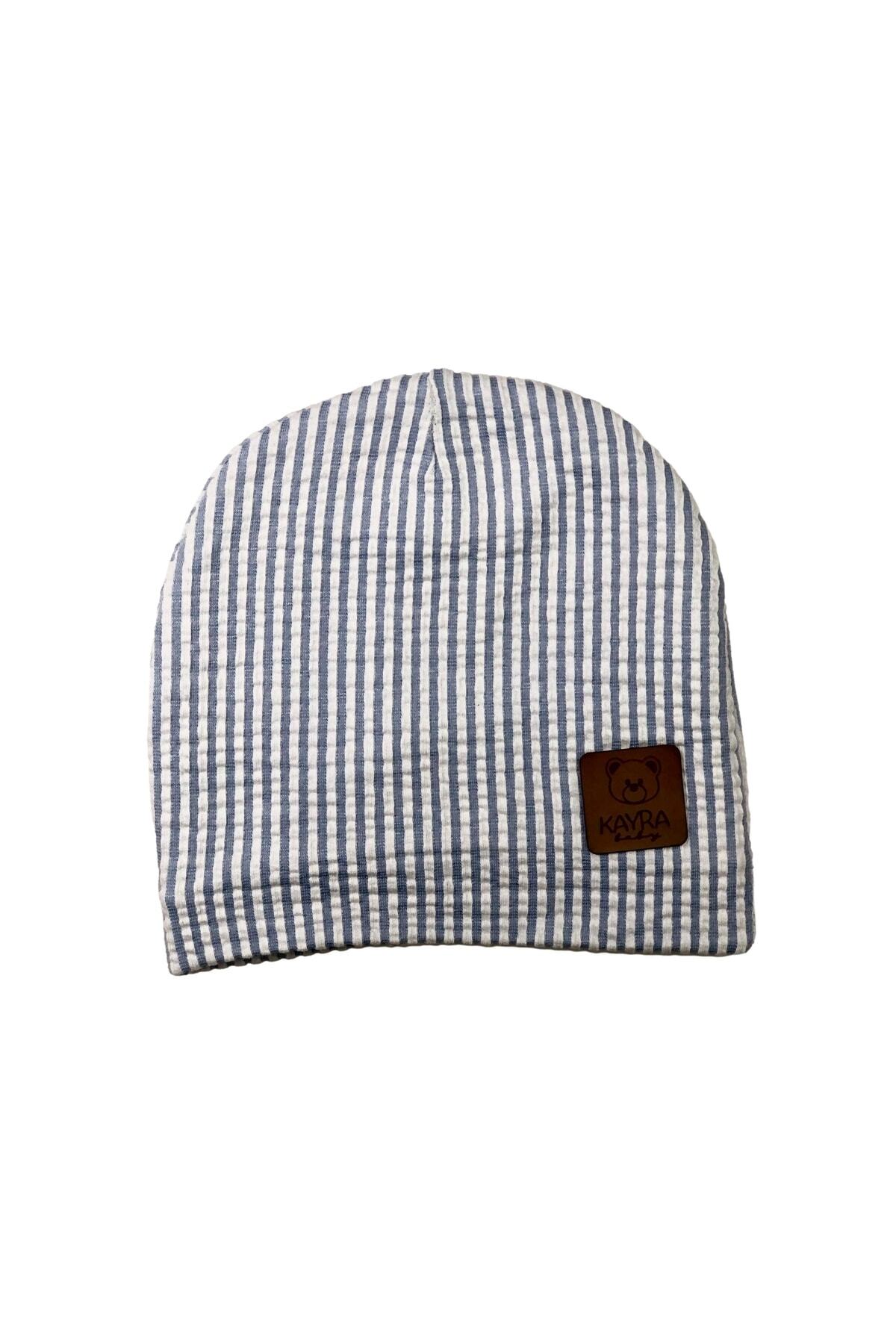 Double-Layer Combed Cotton Jacquard Baby Kids Beanie (concealed Inner Stitching)
