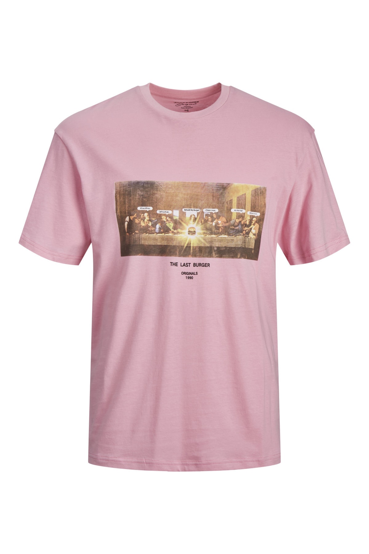 تیشرت مردانه صورتی جک اند جونز | 12238168 اورجینال - تصویر 5