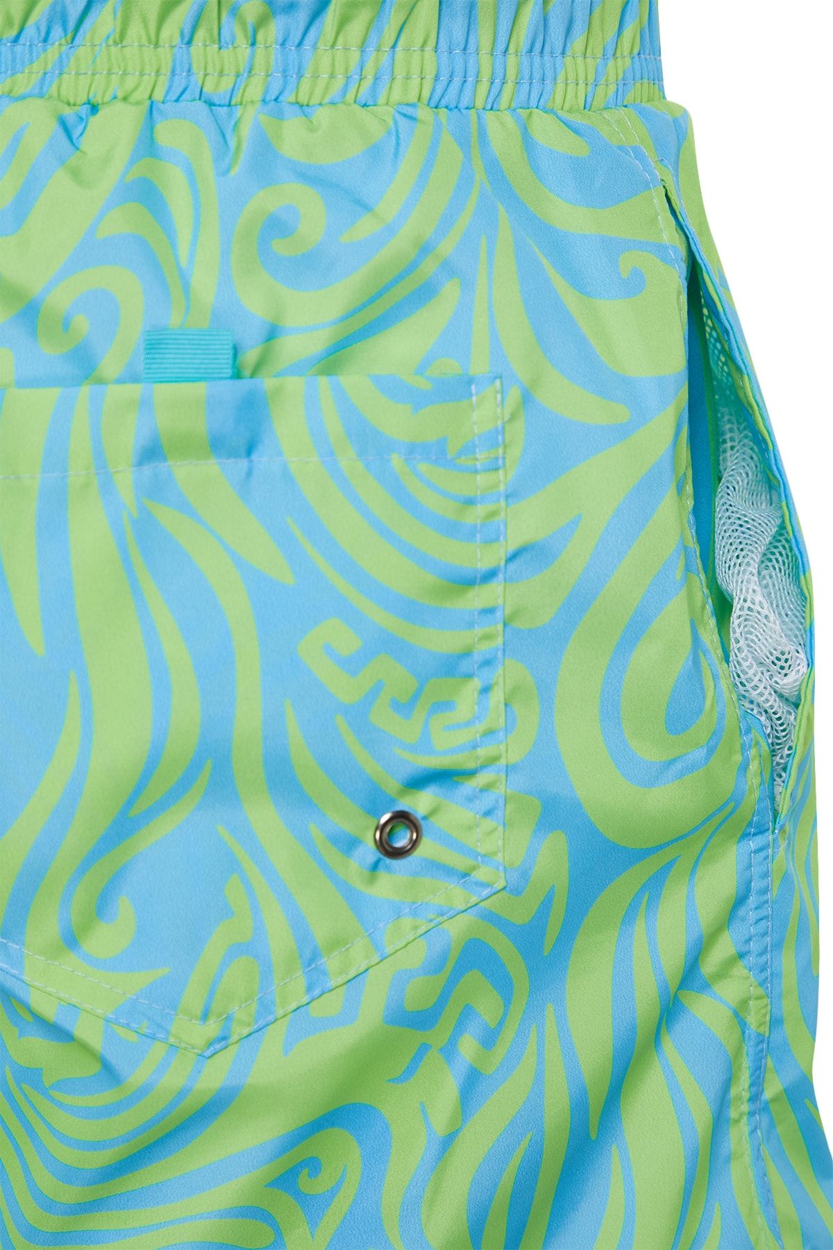 Trendyol Collection-Standard-Marmorierungsmuster-Meeresshorts in mehreren Farben - TMNSS23DS00003 6