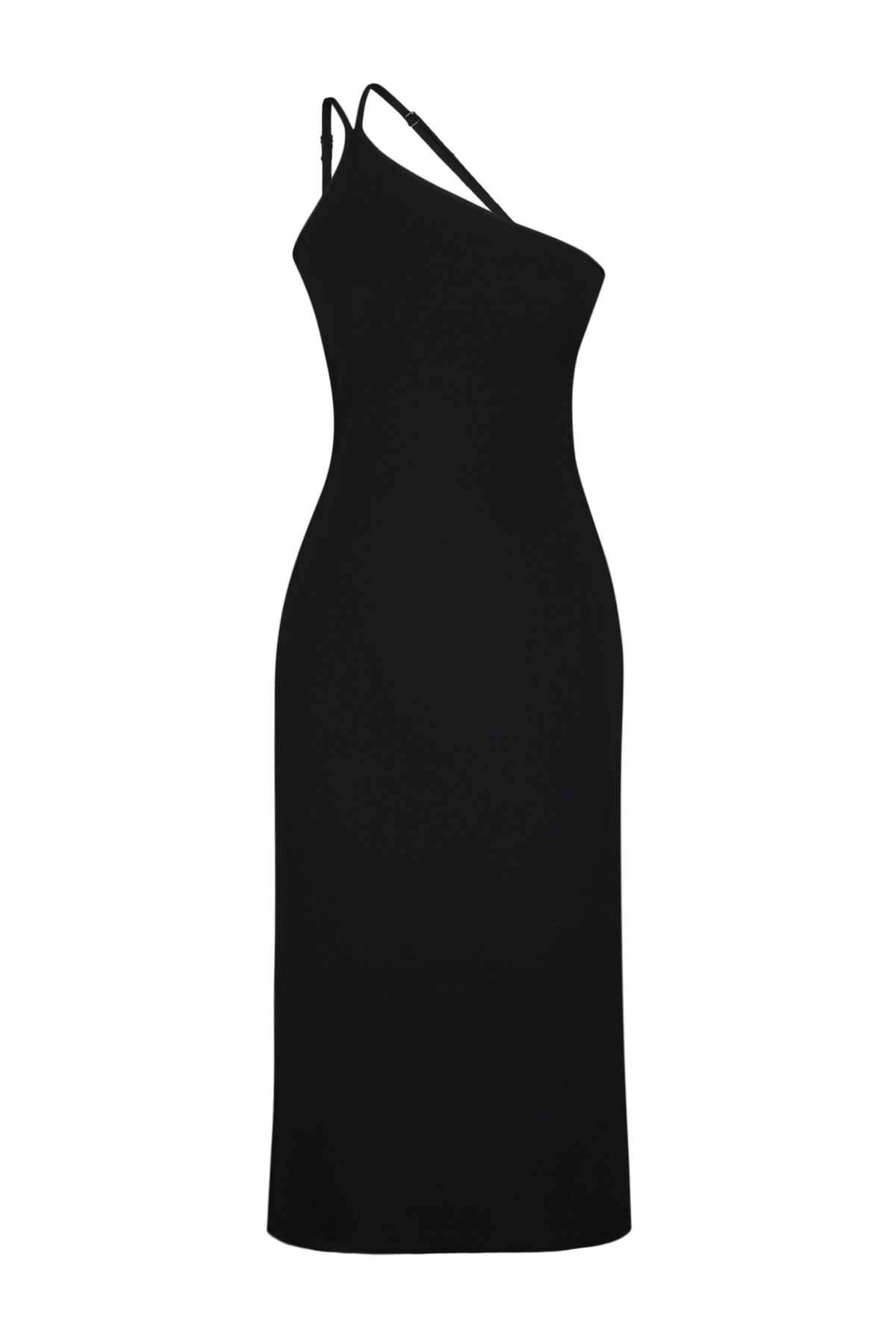 Trendy A-line Örme Midi Elbise main image 1