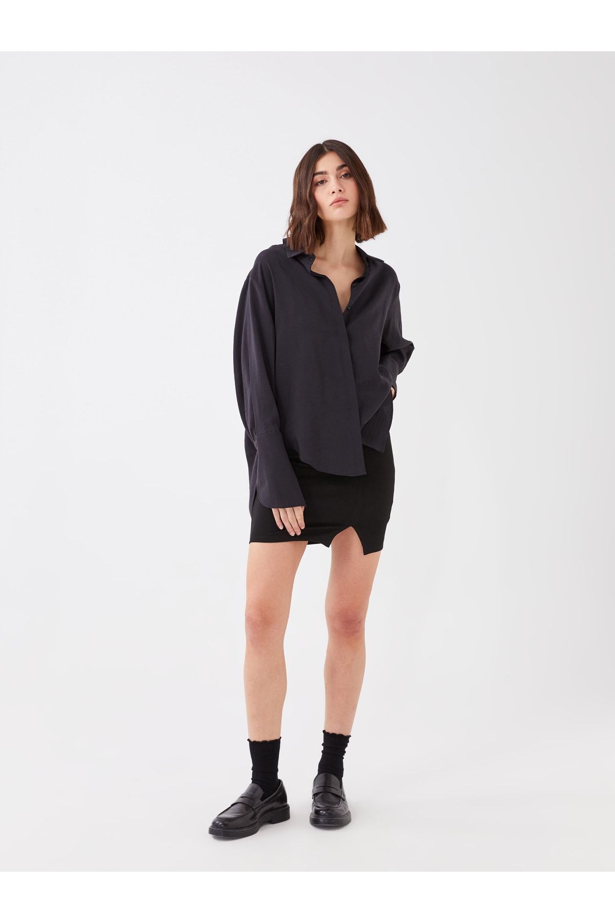 LC Waikiki Rock Schwarz Mini