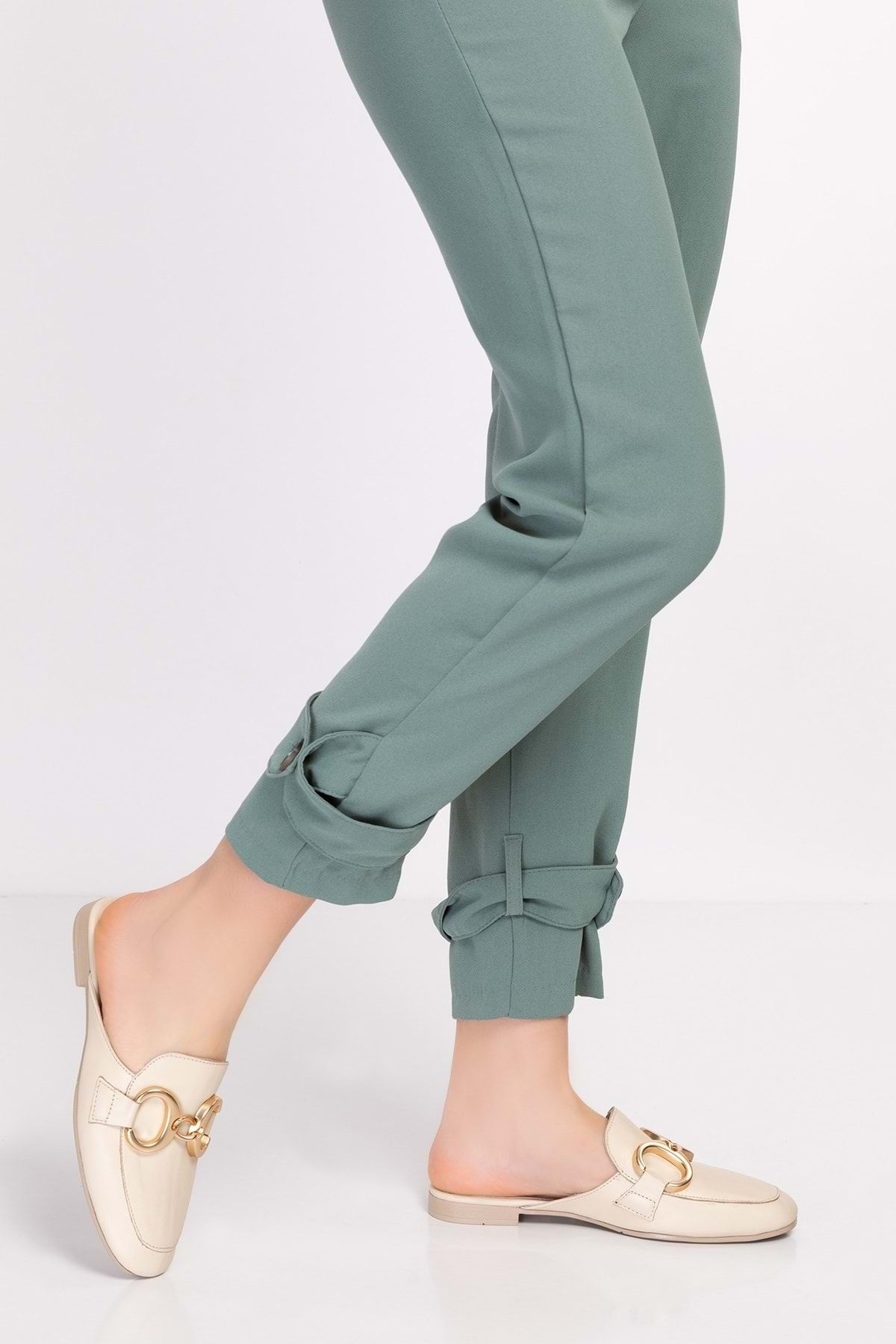 دمپایی نود زنانه زن Loafer Non .222 بژ 40 Gondol
