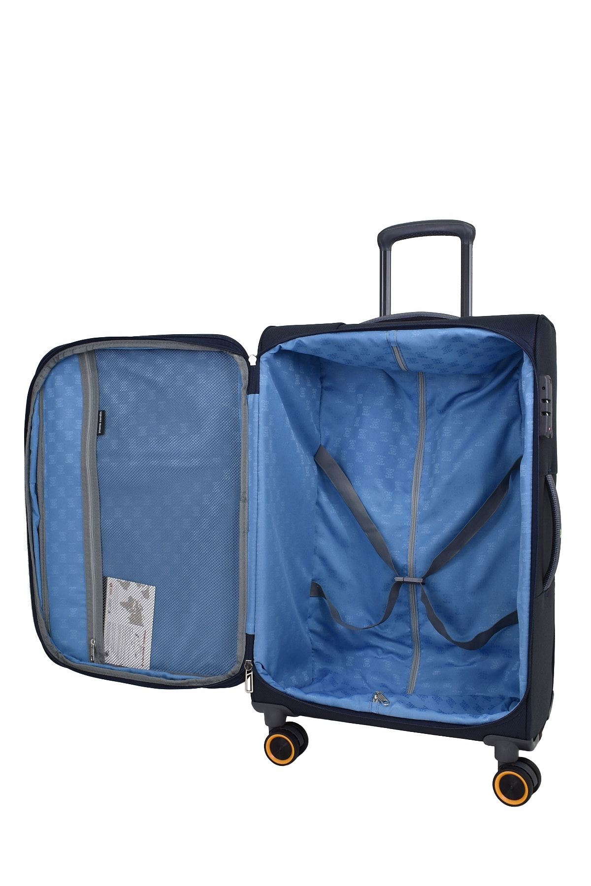 چمدان پیر کاردین مردانه پارچه آبی سرمه ای  راسته      کژوال/روزمره | Pierre Cardin PC-6000-33 TR - تصویر 5