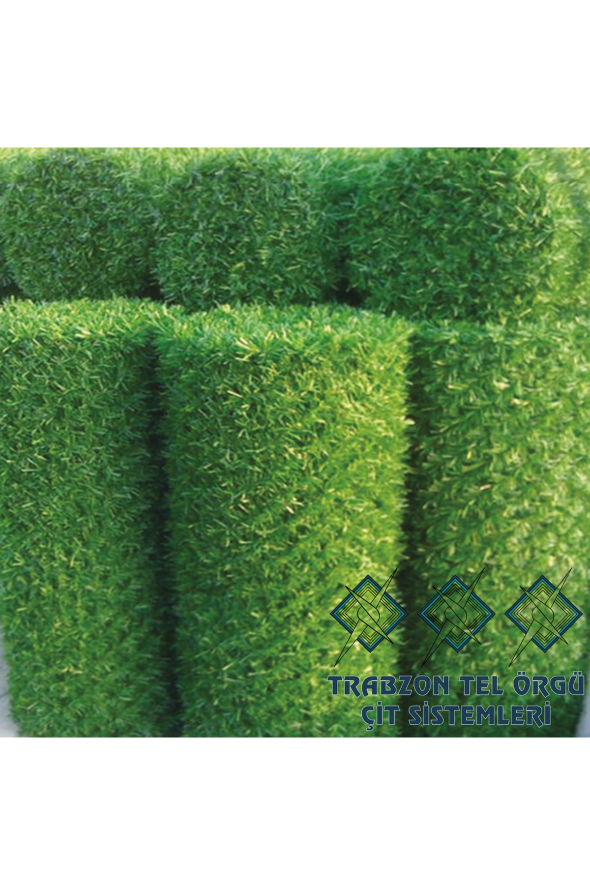 Dekoratif Çim Çit Yeşil H=050 Cm - 10 Metre 2