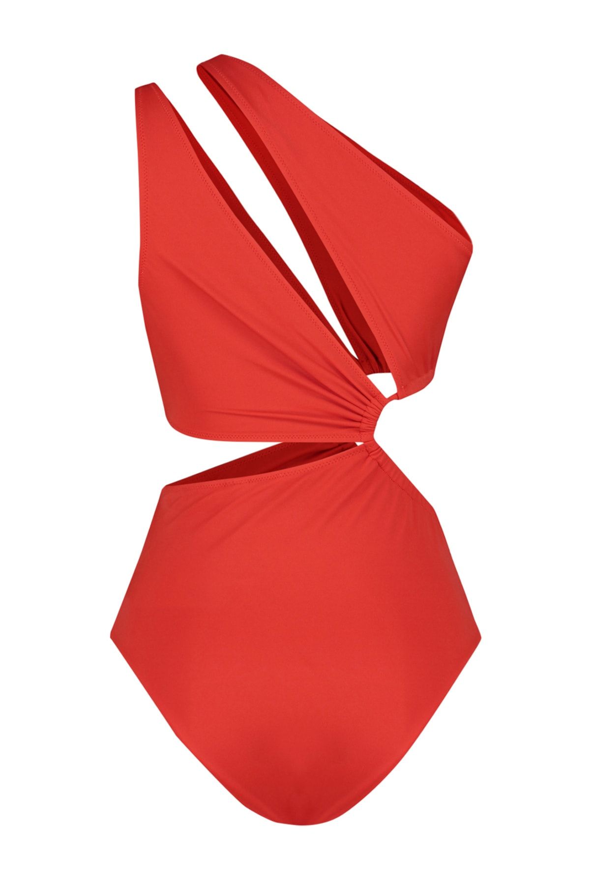 Trendyol Collection-Roter Single Shoulder Tunnel Regular Mayokini TBESS23MA00206 8