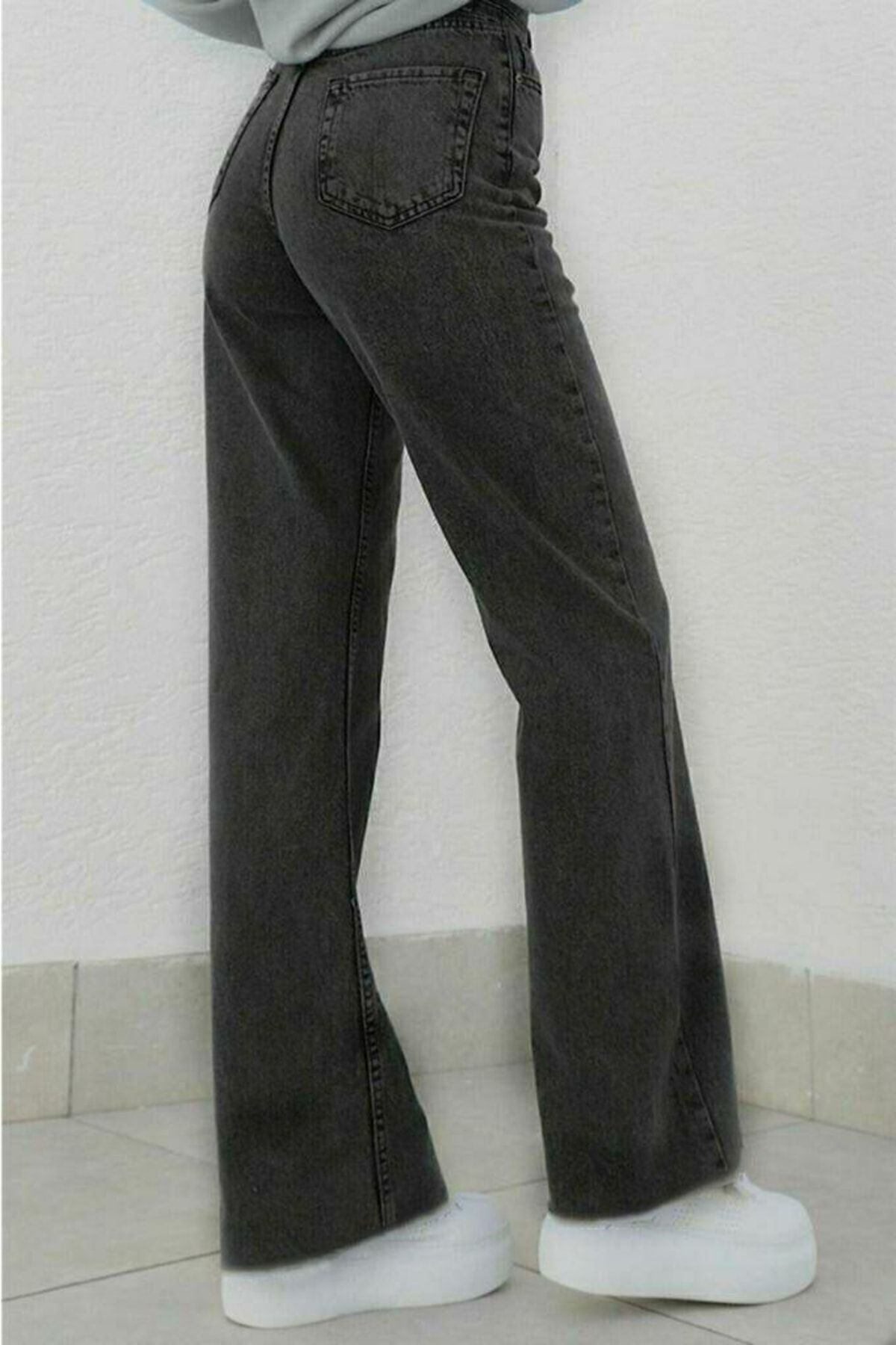 DRC trend Gabrielle Smoked Lycra - Blugi Largi Cu Picioare Late Femeie - 36