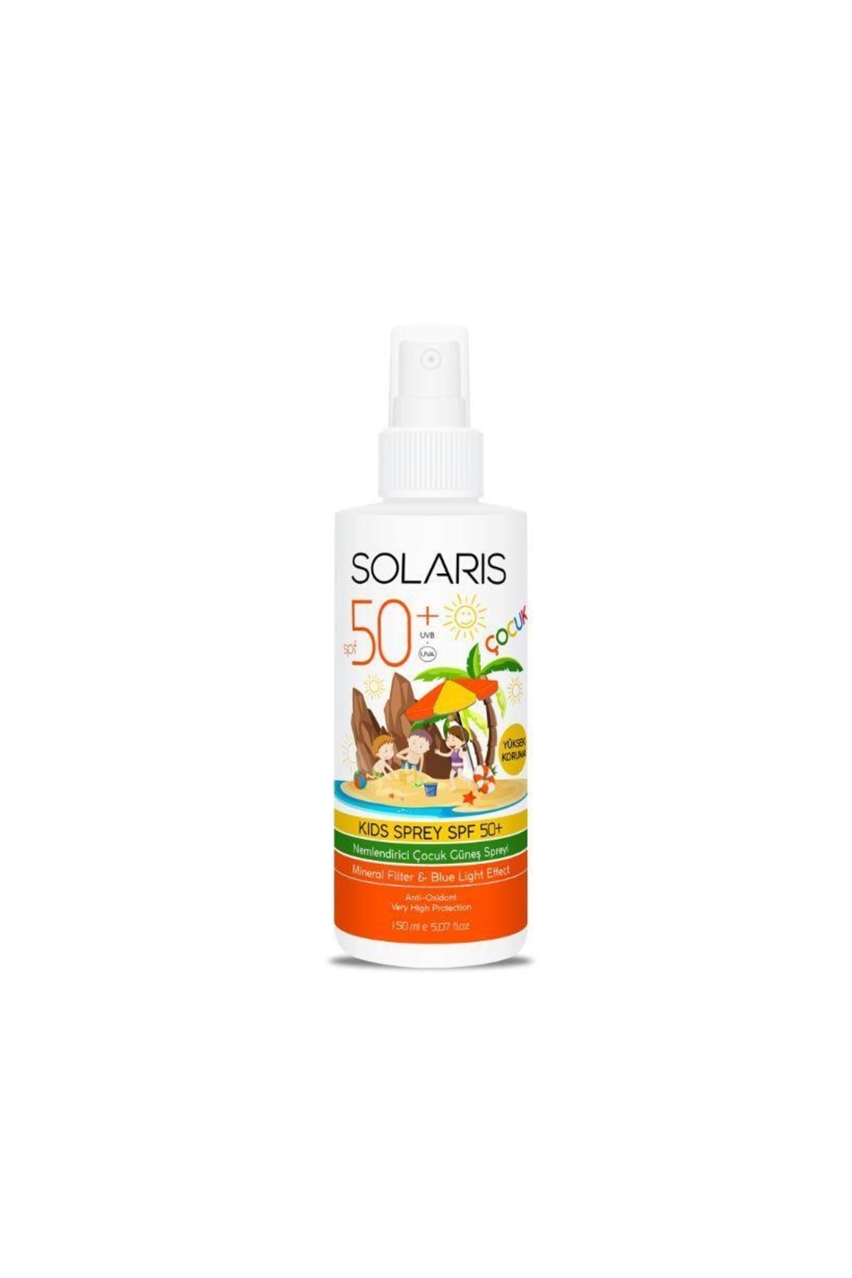 SOLARIS Güneş Kremi Yaşlanma Karşıtı Spf 50 Ve Çocuk Güneş Kremi Sprey Spf 50 Ve Güneş Koruyucu Krem Sprey fotoğrafı 3 (önizleme)