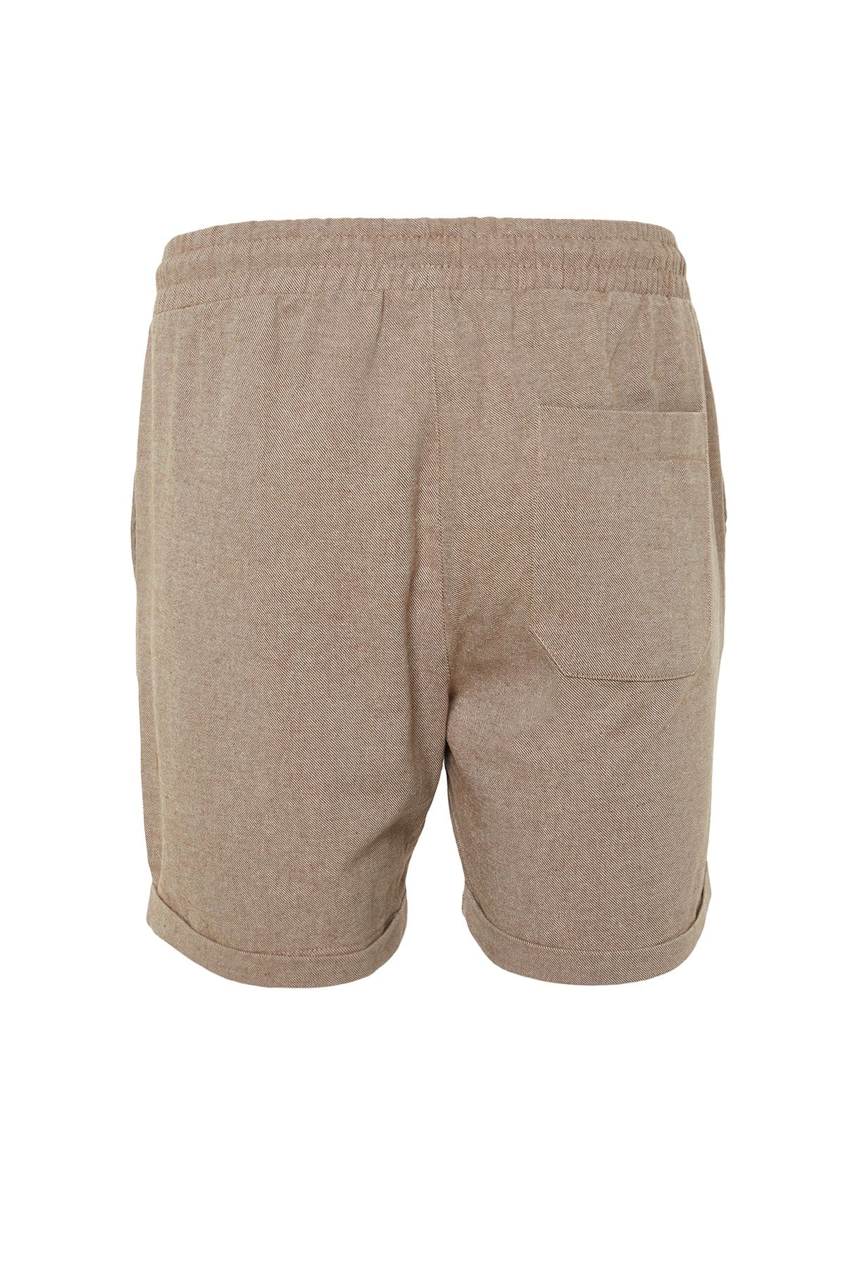 Trendyol Collection-Krátké šortky norkového střihu s elastickým pasem a bermudami Tmnss22Sr0020 7