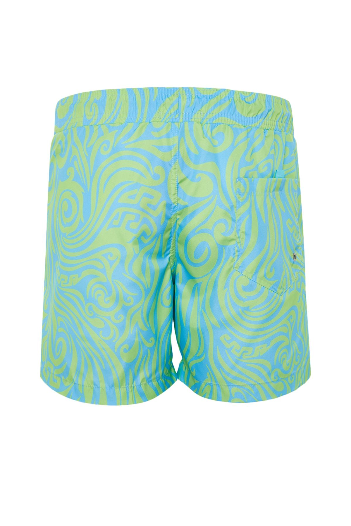 Trendyol Collection-Standard-Marmorierungsmuster-Meeresshorts in mehreren Farben - TMNSS23DS00003 8
