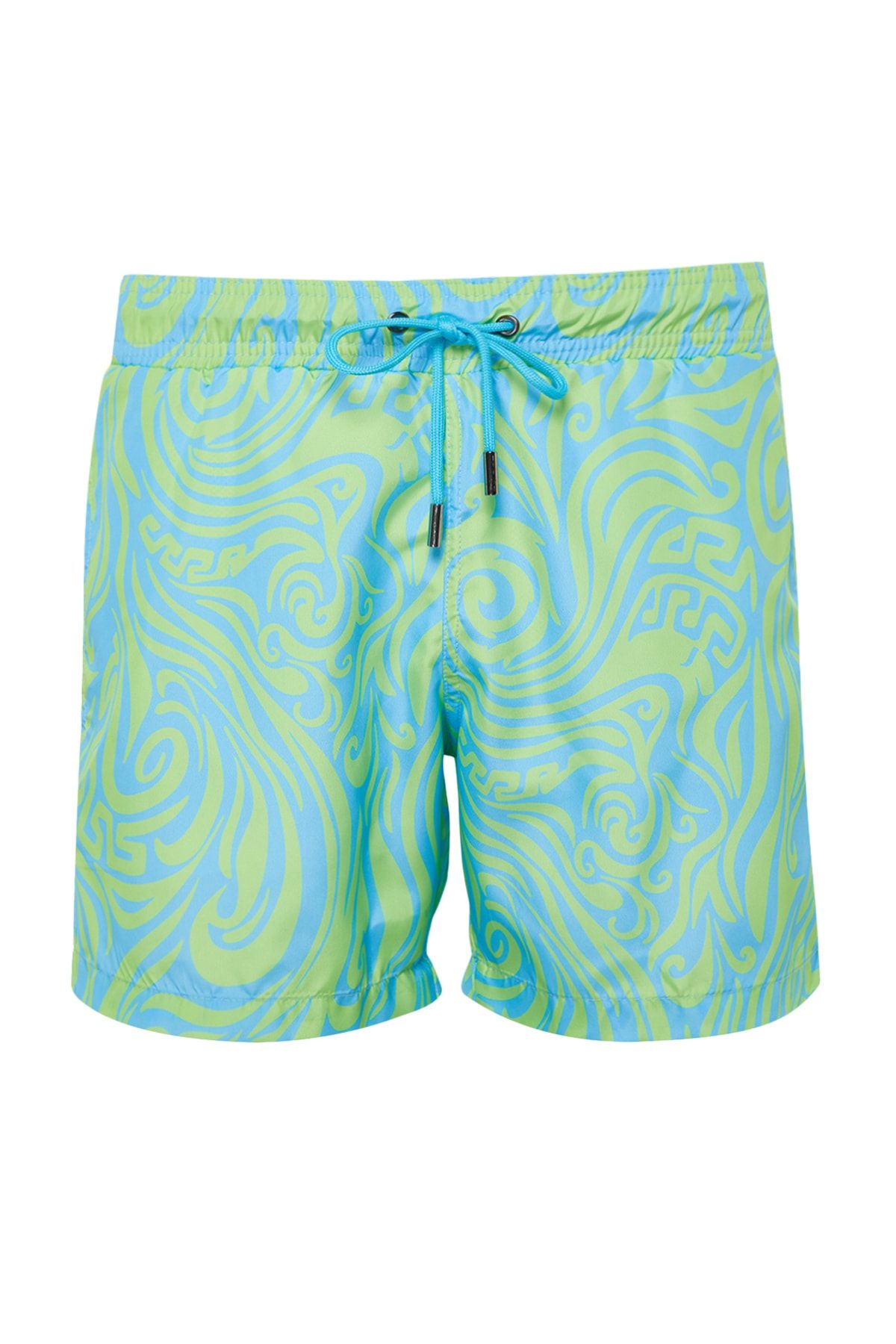 Trendyol Collection-Standard-Marmorierungsmuster-Meeresshorts in mehreren Farben - TMNSS23DS00003 7