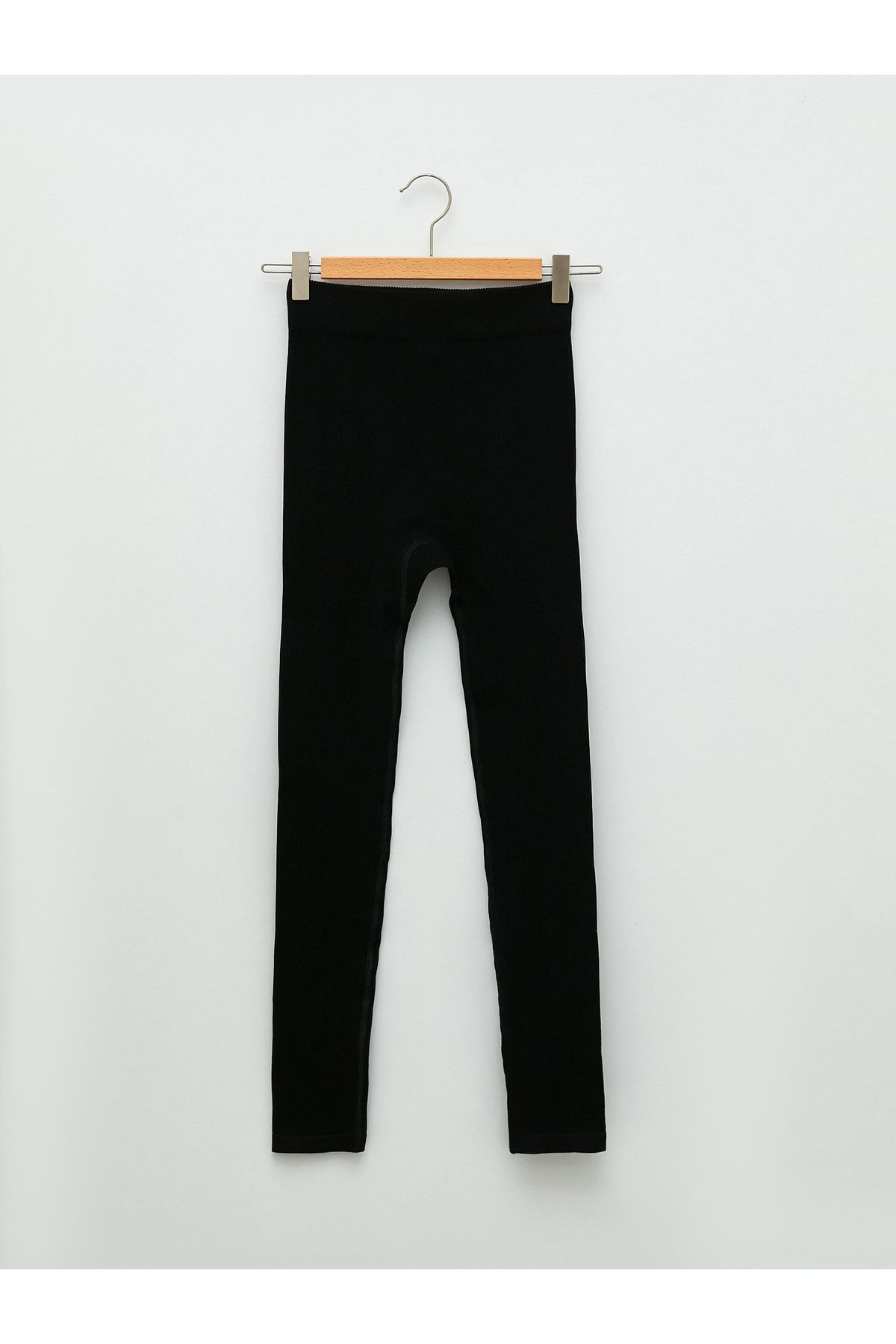 LC Waikiki-Plain Maternity Leggings with Elastic Waist 8