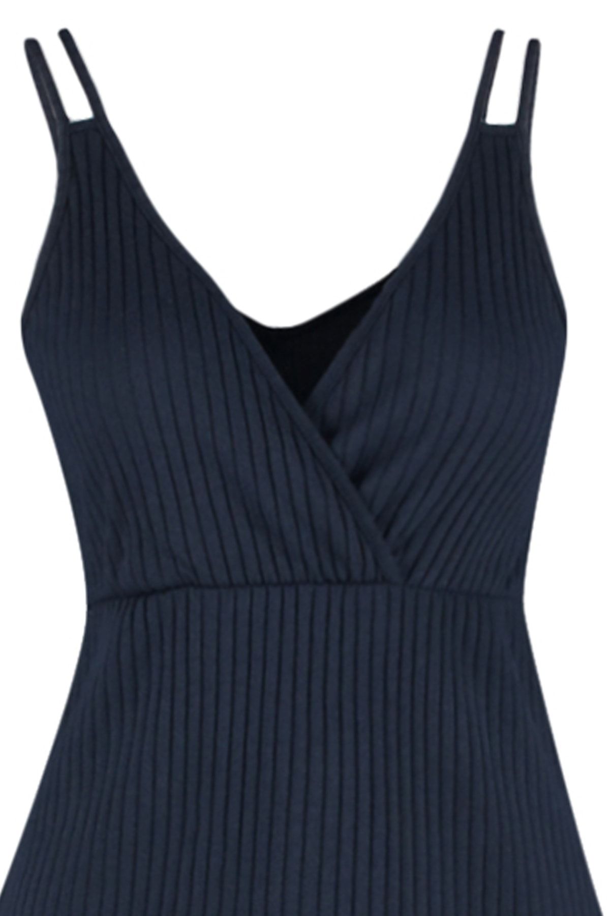 Trendyol Collection-Šňůrová pletená pyžamová souprava Navy Blue Rope Strap - THMSS21PT0125 17
