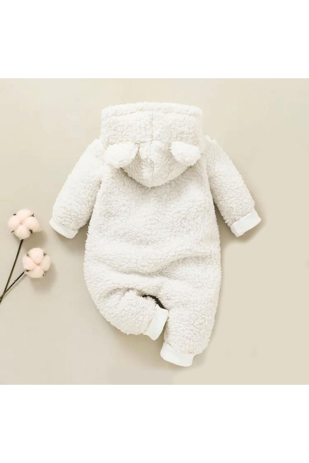 Bubito لباس سرهمی ول سافت کودک کلاهدار شیرین زمستانی