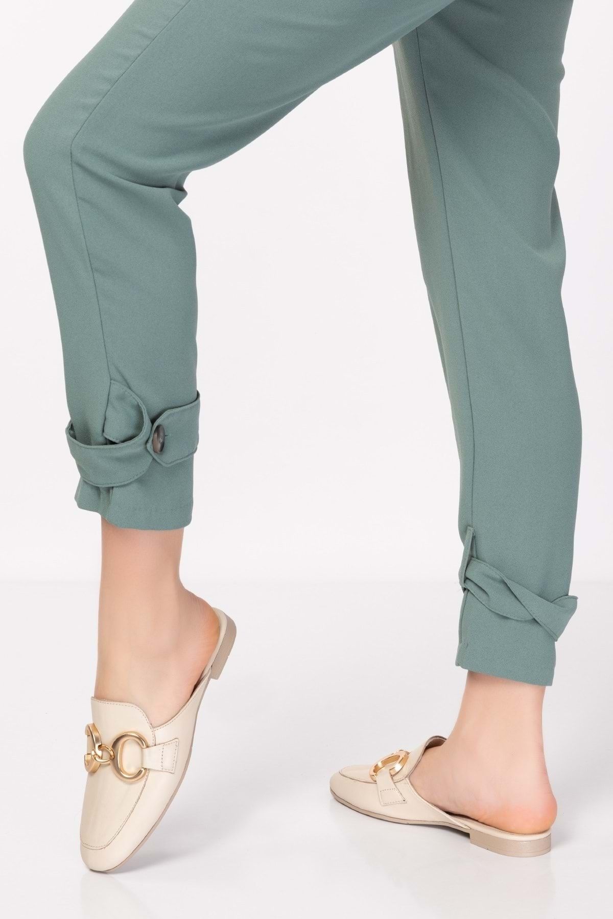 دمپایی نود زنانه زن Loafer Non .222 بژ 40 Gondol
