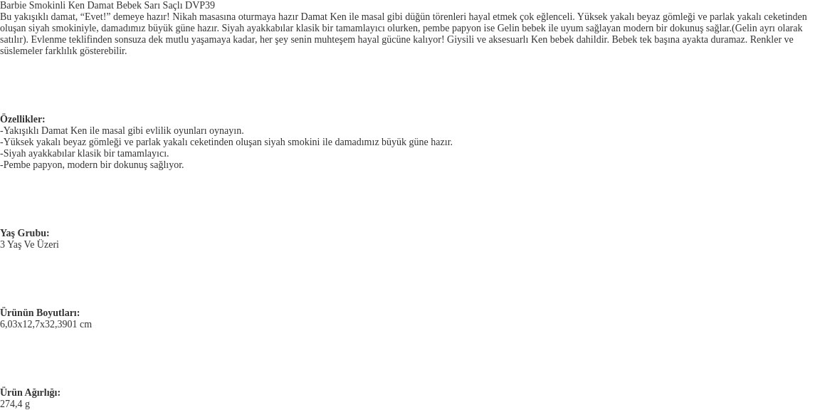 Barbie Smokinli Ken Damat Bebek Dvp39 Dvp39 Fiyati Yorumlari Trendyol