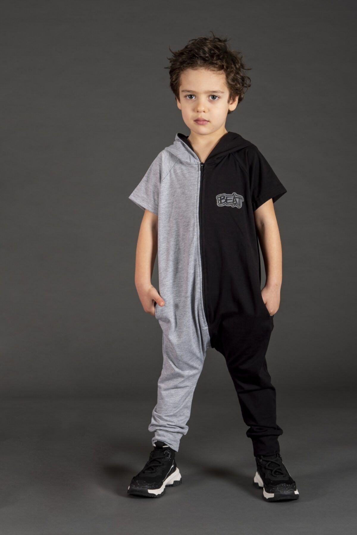 Kids 2025 grey jumpsuit