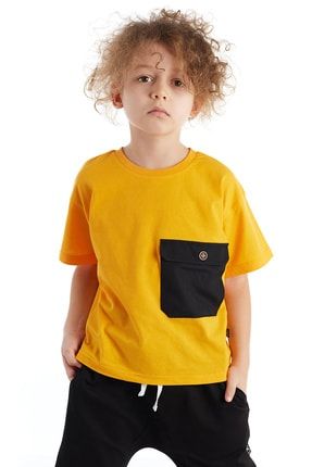 Big Pocket Unisex Büyük Cepli Kısa Kol Çocuk Tişört A17619