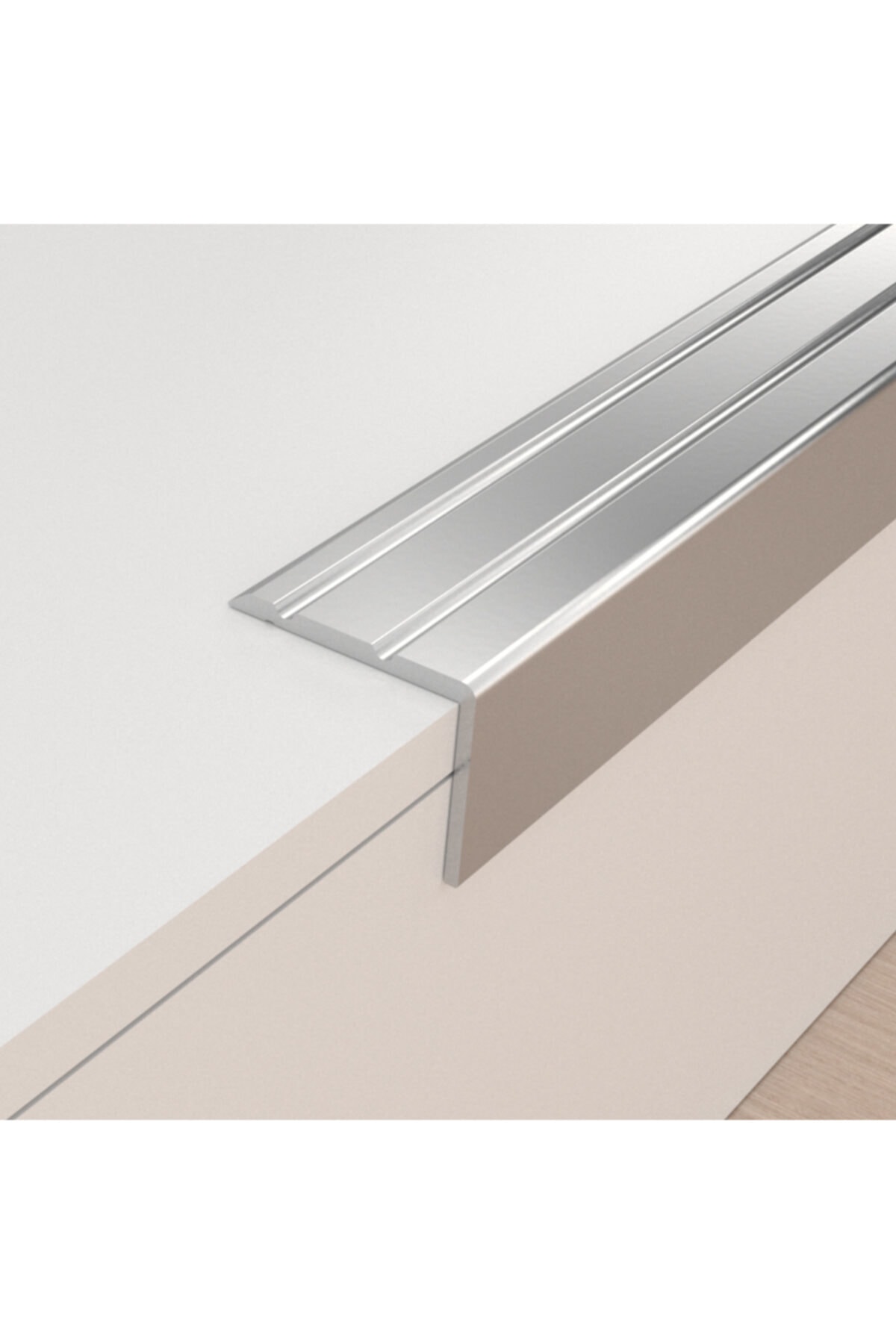 Ankadex Mat Eloksal Kaplamalı Alüminyum Merdiven Burun (27-metre) 25mmx20mm