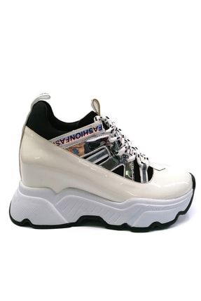 Kadın Beyaz Gizli Dolgu Sneaker YN-M1000