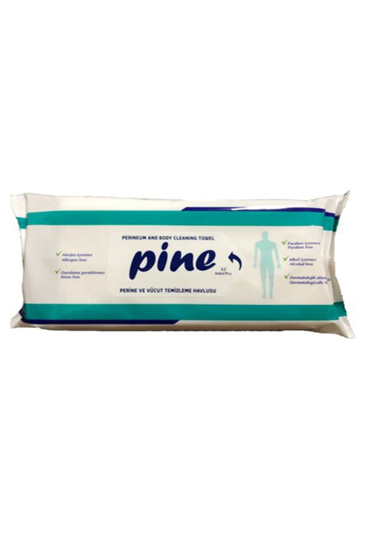 Pine Antibakteriyel Vücut Temizleme Havlusu