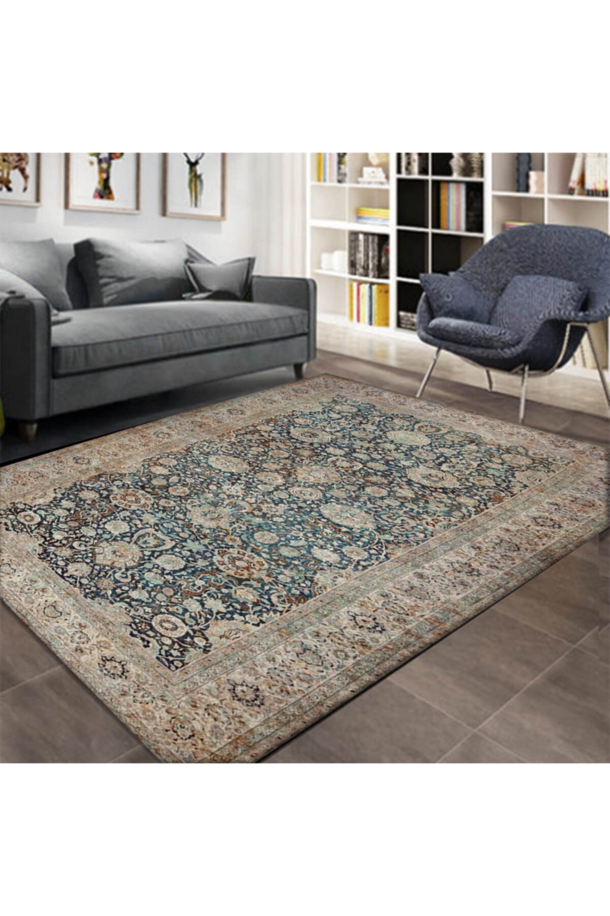 else hali kahverengi otantik desenli lastikli hali ortusu 160x230 fiyati yorumlari trendyol