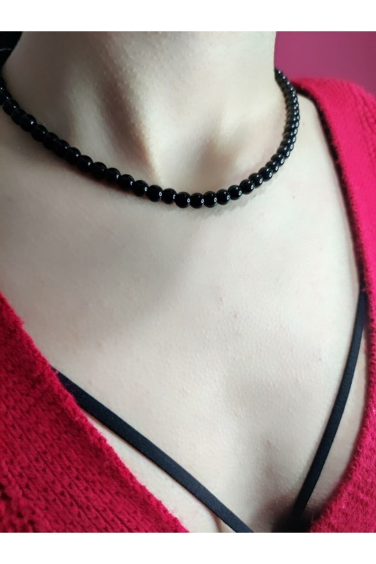 ROSALINDA COLLECTION Necklace Black Pearl Trendyol
