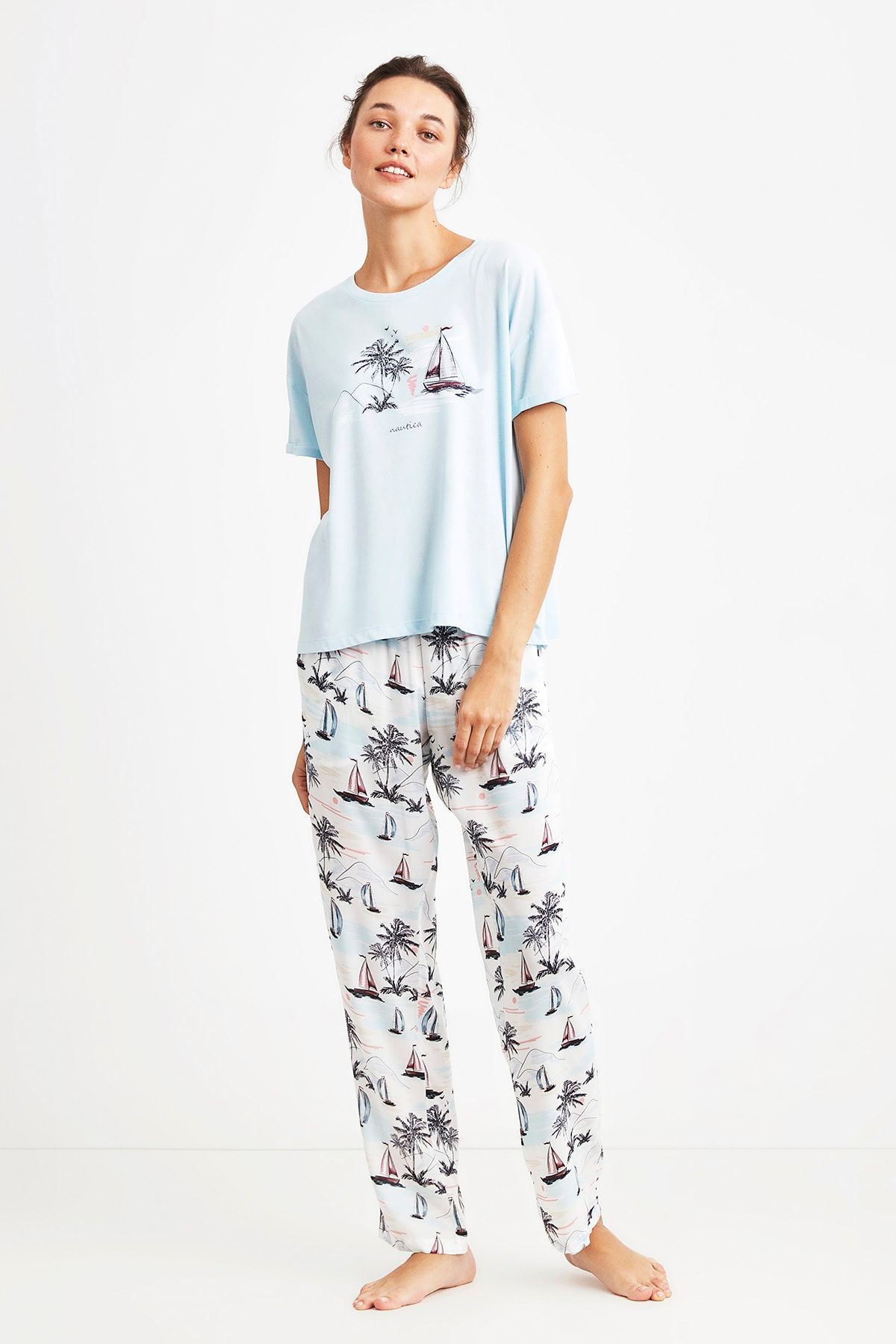 Nautica womens top summer pajamas