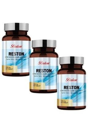 Reston Bitki Ekstrat Ve Vitamin Içeren Tablet 500mg*60 3 Adet 1894161894865