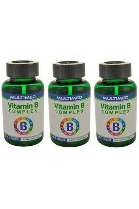 Vitamin B Komplex 60 Tablet B Vitamini Kompleksi 3 Kutu b-komp3
