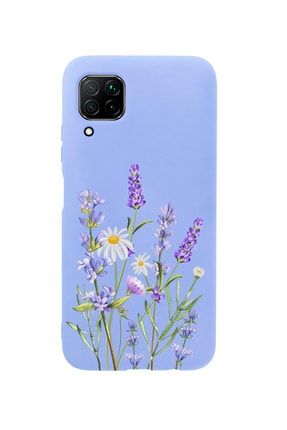 Huawei P40 Lite Lavender Premium Silikonlu Lila Telefon Kılıfı MCHP40LLVN