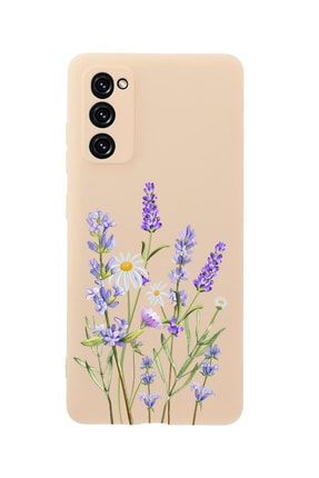 Samsung S20 Fe Lavender Premium Silikonlu Pembe Telefon Kılıfı MCSAMS20FLLVN