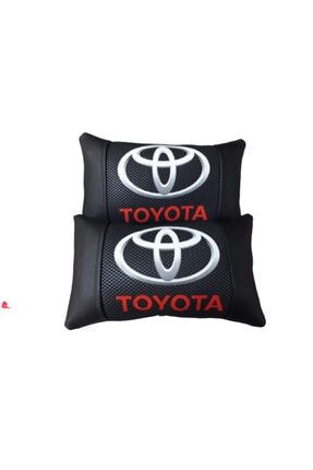 Toyota Siyah Lüks Deri Boyun Yastığı 4stytd