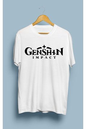 Genshin Impact Oyun Tasarım Baskılı Tişört KRG0303