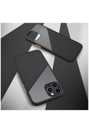 Apple Iphone 11 Pro Kılıf Zebana Striped Silikon Kılıf Siyah 2197-m351