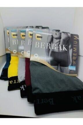 Erkek Gri Modal Boxer 6'lı Paket BER4476-6