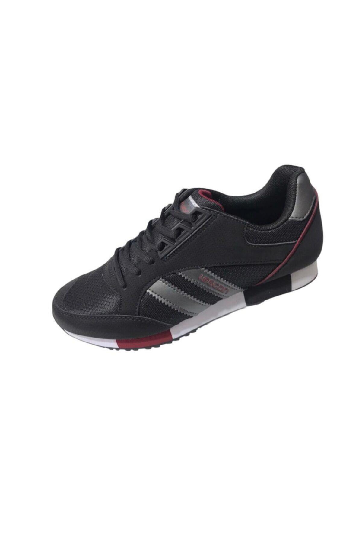Cakir Shoes اسنیکر مردانه Black Boston Lescon اورجینال - تصویر 4