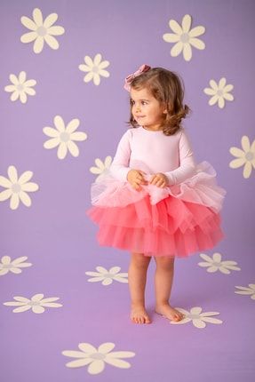 Kız Bebek Pink Love Ombre Tütü Elbise MC-100500