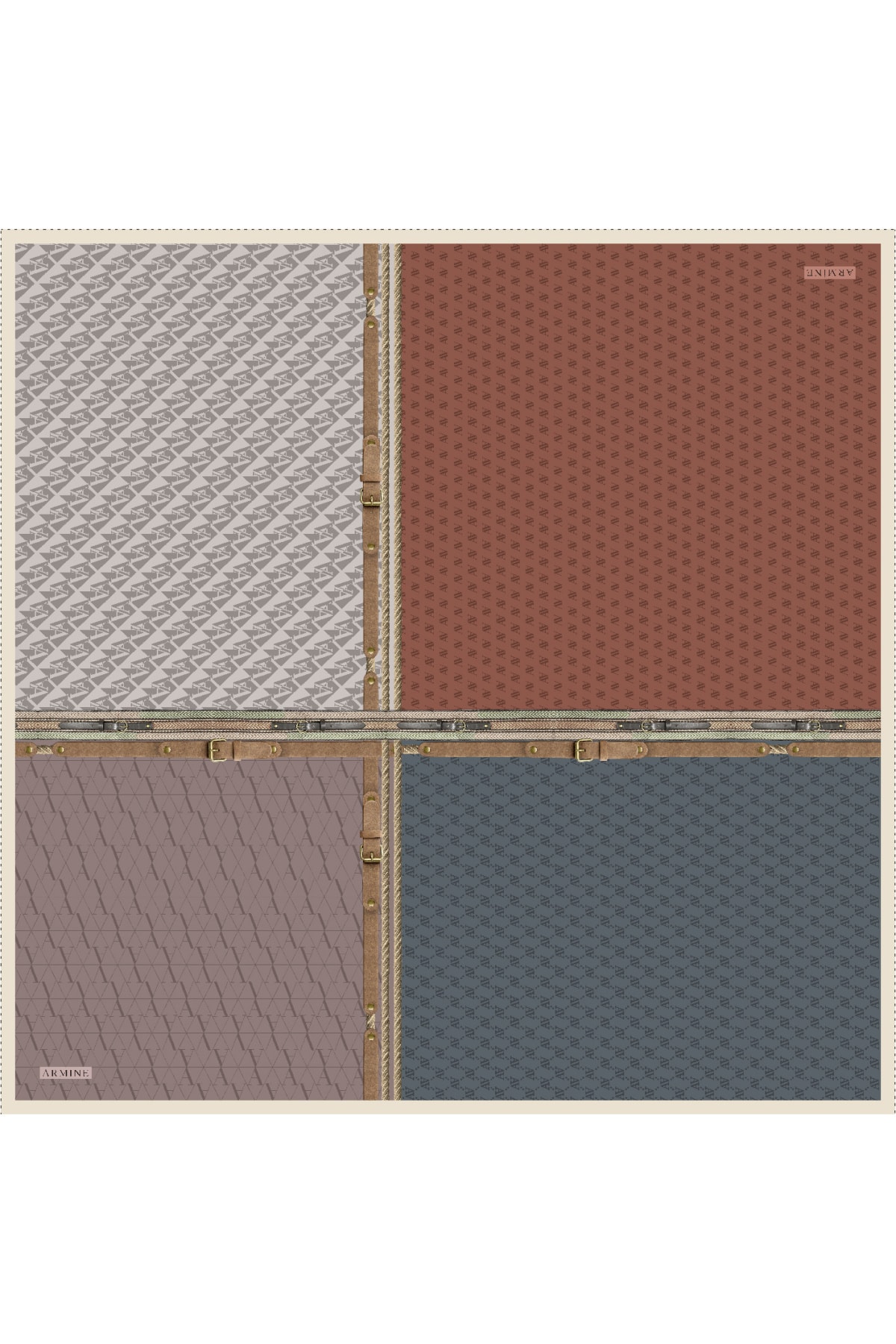 روسری زنانه آرمینه | E21YA8519D02 Armine - Image 5