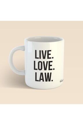 Hediyelik - Avukat Hediyeleri - Live Love Law Avukat Kupa BKM29791166